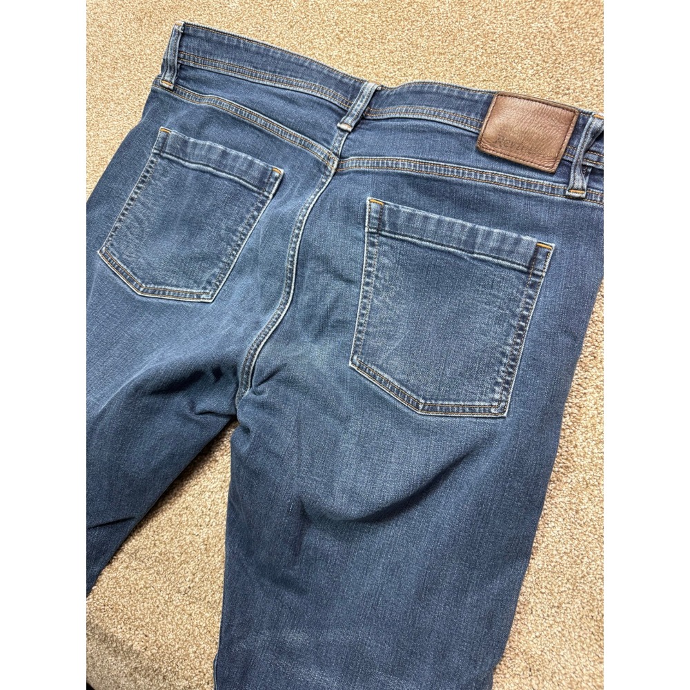 Revtown Decade Denim Automatic Straight Leg Jeans Mens W36 L30 Dark Wash 36 30